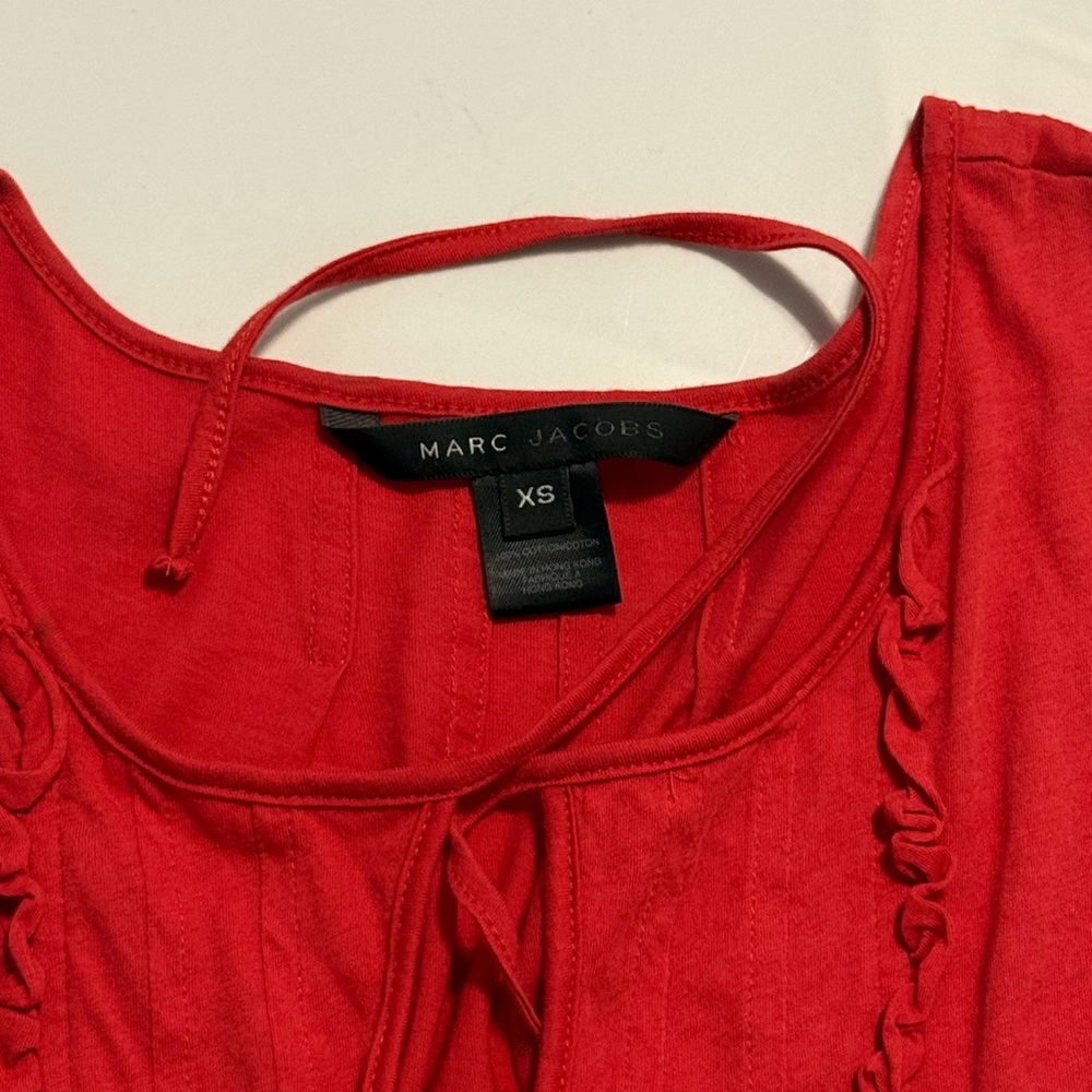 Marc Jacobs Scarlet Ruffle Top - Picture 2 of 2